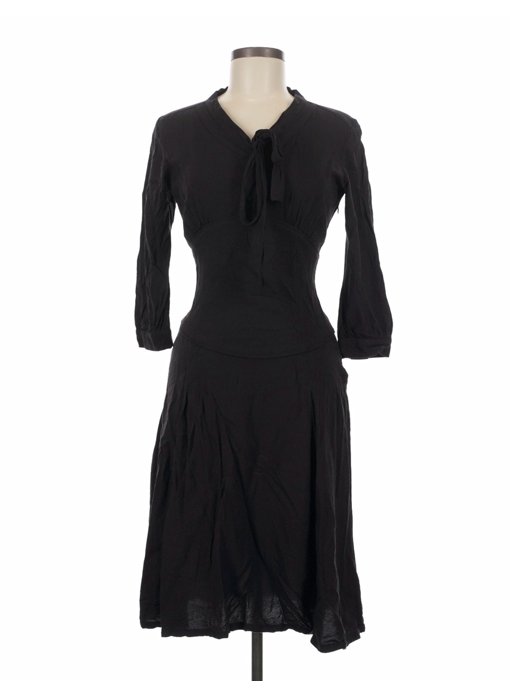 Diesel Women’s Tie-Neck Black Classic
Midi Dress